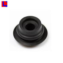 Custom logo nbr/epdm/silicone material black rubber cone plug